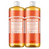 Sabonete Líquido Dr. Bronner&#39;s Pure-castile Tea Tree 946 Ml, Pacote Com 2 Unidades