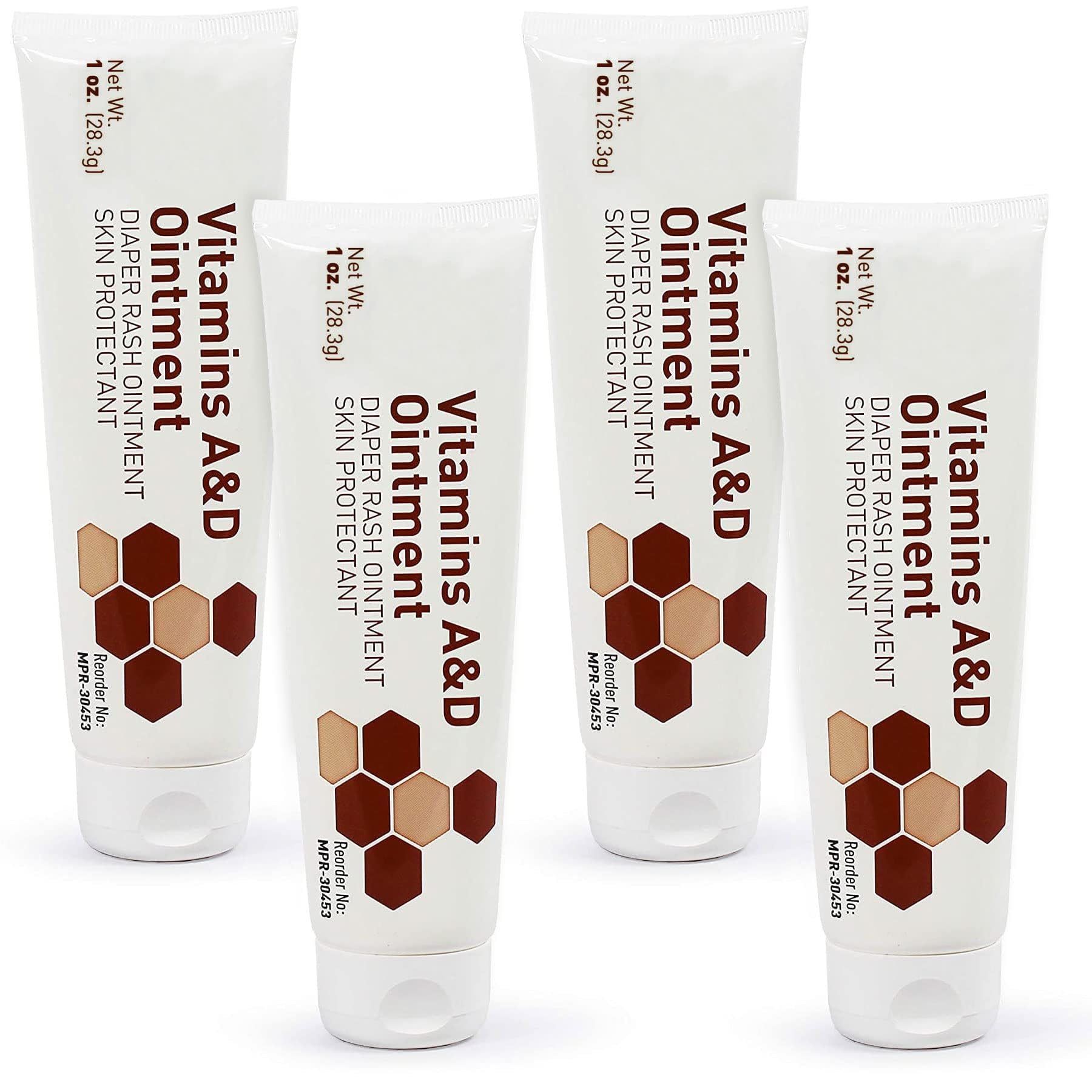 Pomada Para Assaduras Medca Vitamin A E D, 30 Ml, Pacote Com 4