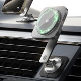 Carregador De Montagem Em Carro Esr Para Iphone Qi2 15w Magsafe Cinza