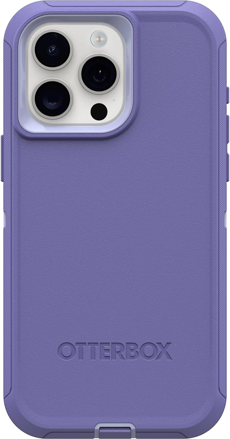 Capa Da Série Otterbox Defender Para Iphone 15 Pro Max Roxa