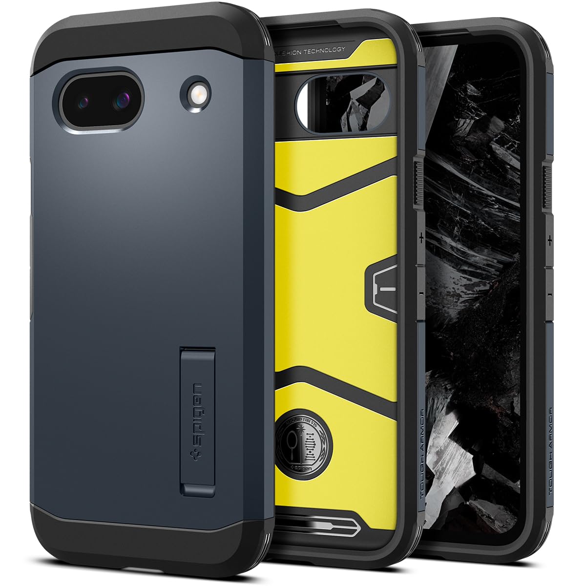 Capa Spigen Tough Armor Projetada Para Pixel 8a Com Suporte