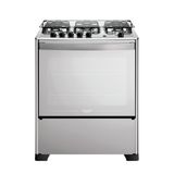 Fogão 5 Bocas Espelhado com Mesa Inox Dako Magister Inox Style Bivolt