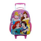 Mochila De Rodinhas Alcas 14 Princesas - 11561 - Escolar