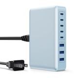 Carregador Usb C Aphuwj 105w Gan Iv De 8 Portas Para Macbook/air Etc