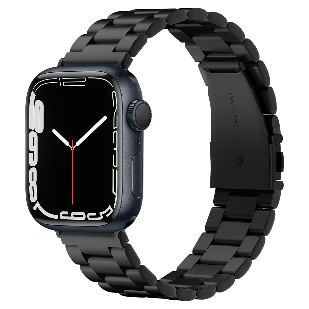 Pulseira De Relógio Spigen Modern Fit Para Apple Watch 42-49 Mm - Preta