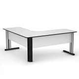 Mesa para Escritório em L ETP 1313 Maxxi Pandin Móveis Cinza