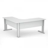 Mesa para Escritório em L ETP 1313 Maxxi Pandin Móveis Cinza