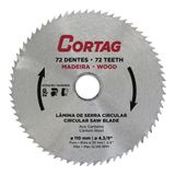 Disco De Serra Circular Cortag | Para Madeira 110mm 72 Dentes