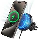 Carregador Sem Fio Para Montagem Em Carro Spigen Onetap Pro 3 Cryomax
