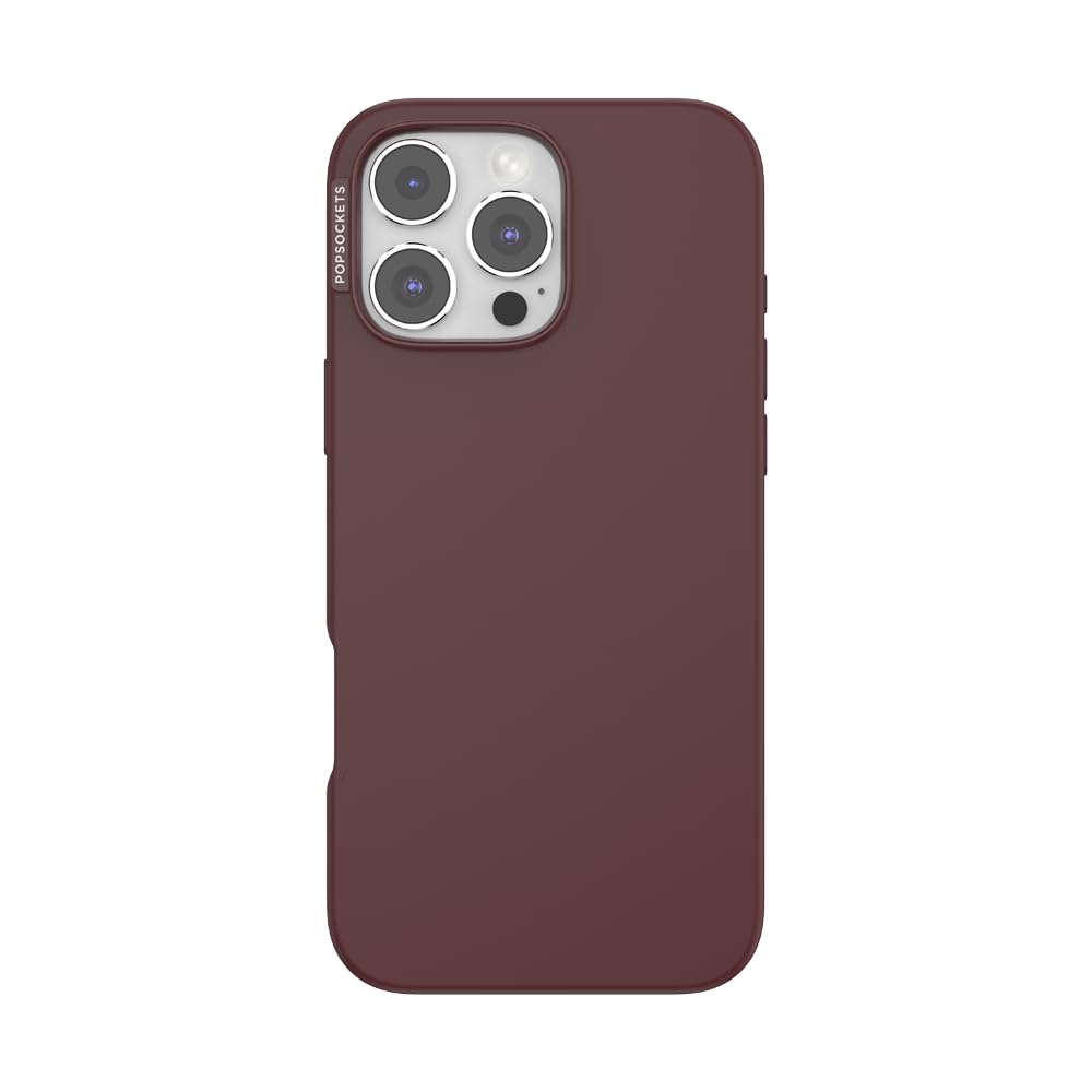 Capa Para Celular Popsockets Iphone 16 Pro Max Magsafe Oxblood