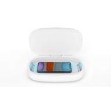 Caixa De Carregador De Desinfetante Para Celular Uv-c Light 360 Graus