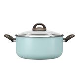 Caçarola Cerâmica Suprema Com Tampa 3,5l 22cm Verde Brinox