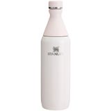 Garrafa De Água Stanley All Day Slim 600 Ml De Quartzo Rosa Isolado