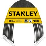 Cordas Elásticas Stanley S300441 Pretas 41, Borracha Para Todos Os Climas, Pacote Com 10