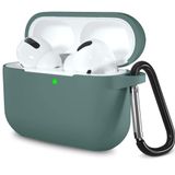 Lerobo Capa Silicone Para Airpods Pro Com Mosquetão E Proteção Completa (verde Pinho)
