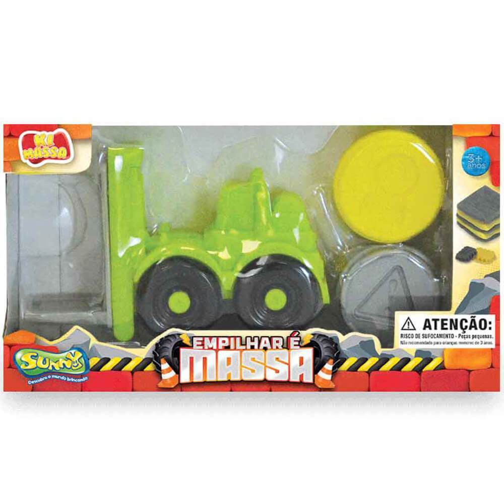 Ki Massa Veiculo Construcao Com 2 Massinhas Sunny