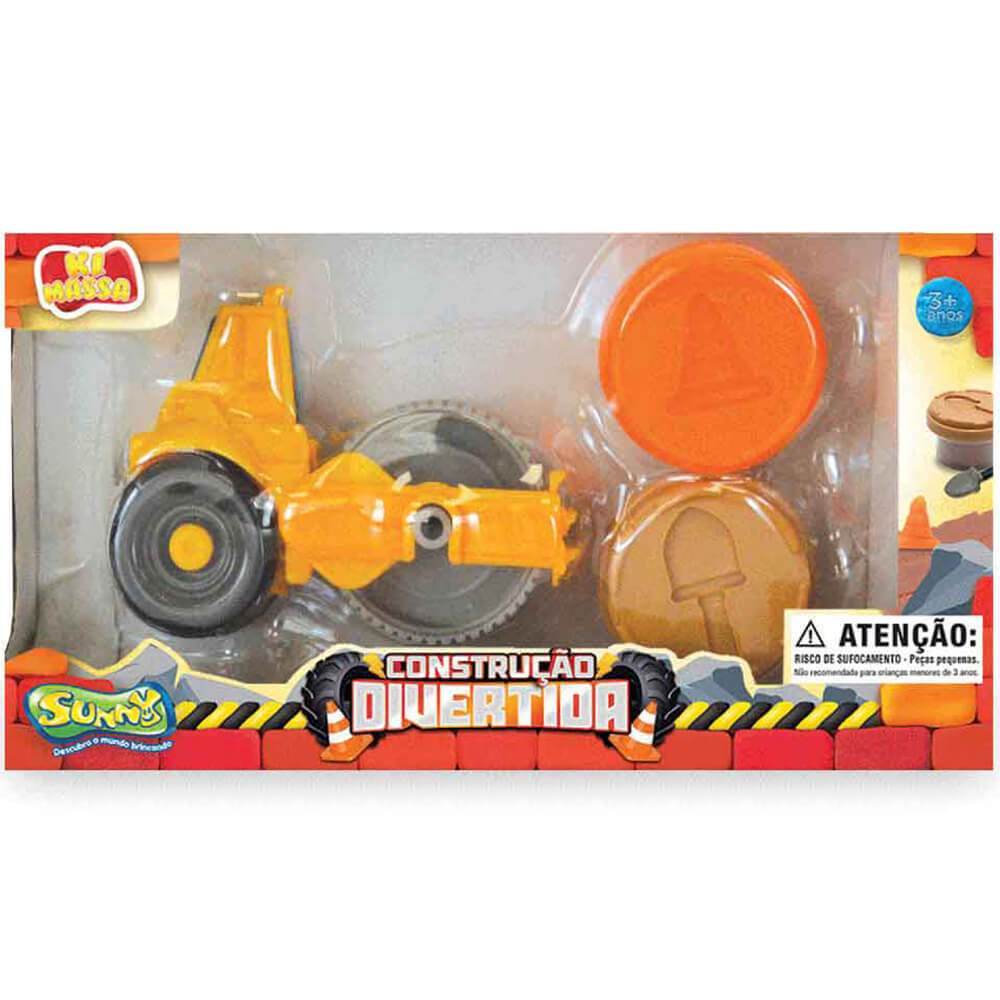 Ki Massa Veiculo Construcao Com 2 Massinhas Sunny