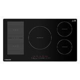 Cooktop Elétrico Amzchef 36 De Indução Com 5 Bocas E 7400w Preto