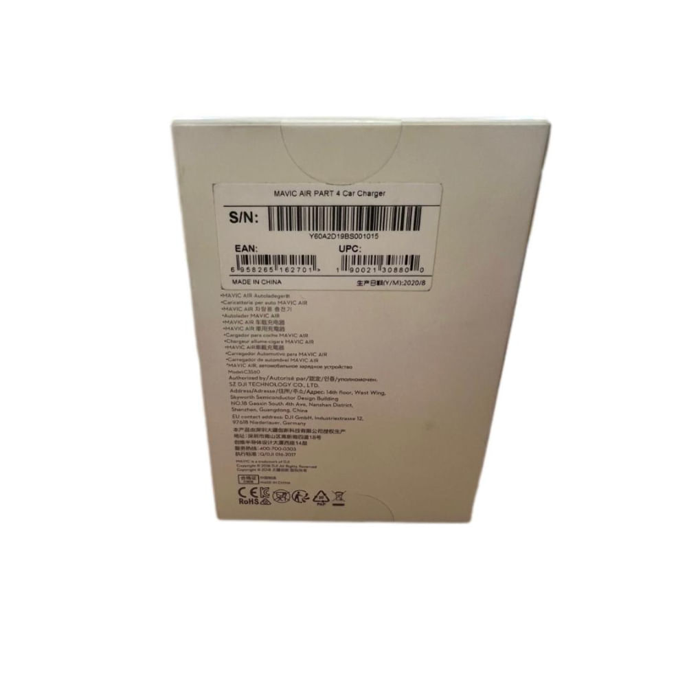 Carregador Veicular Dji Mavic Air (part 4) Car Charger Carrefour