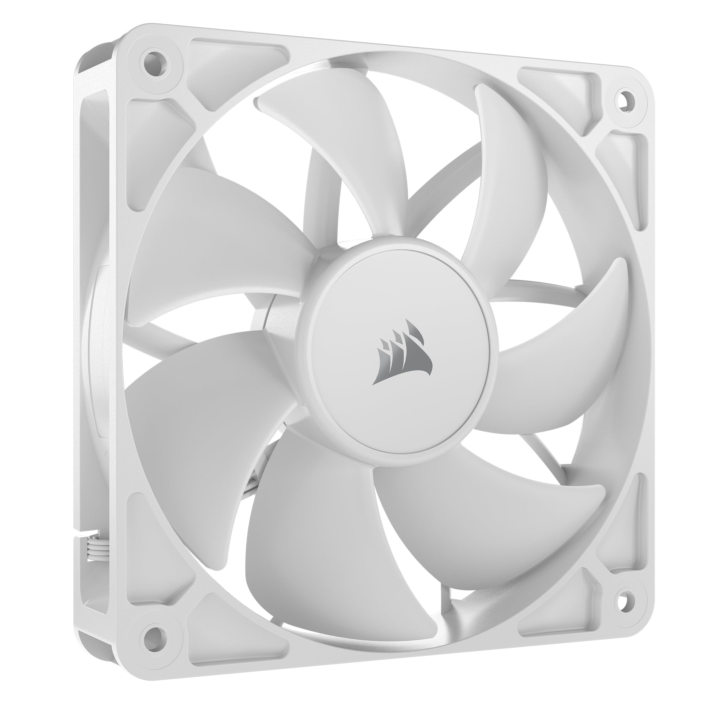 Ventilador Corsair Rs120 120 120 Mm Pwm Daisy-chain Branco De Baixo Ruído