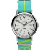 Relógio Timex Weekender, Estojo De 40 Mm, Pulseira Azul Para Homens