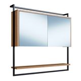 Armario Espelheira 80 Cm Com Toalheiro P1043 Mell Pp Milani Store