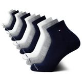 Meias Quarter Tommy Hilfiger, Pacote Com 12 Arch Support, Masculinas, Azul Marinho