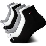Meias De Tornozelo Tommy Hilfiger, Pacote Com 6, Para Homens, Tamanho 7-12, Cinza