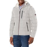 Jaqueta Masculina Tommy Hilfiger, Peso Médio, Forrada Com Revestimento Sherpa, Ice Tech