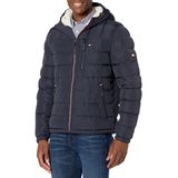 Jaqueta Masculina Tommy Hilfiger, Acolchoada, Resistente À Água, Grande