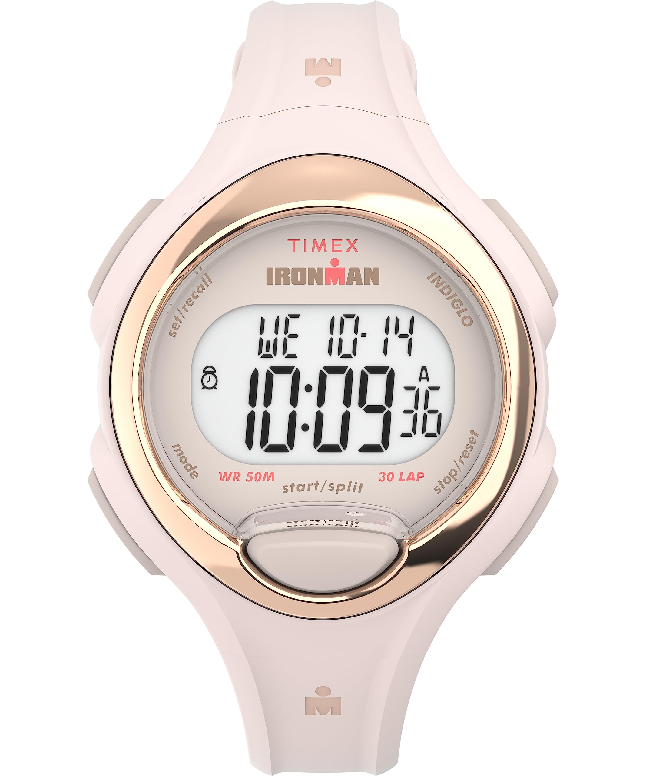 Relógio Timex Ironman E30 Para Mulheres Com Caixa De 34 Mm E Pulseira Rosa