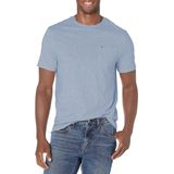 Camiseta Masculina Tommy Hilfiger De Gola Redonda Com Bolso Azul Málaga
