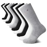 Meias Esportivas Tommy Hilfiger Cushioned Crew, Pacote Com 10 Unidades Masculinas