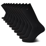 Meias Esportivas Tommy Hilfiger Cushioned Crew, Pacote Com 10 Unidades Masculinas