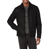 Jaqueta Tommy Hilfiger Classic De Couro Sintético Para Homens Preta