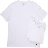 Camiseta Masculina Tommy Hilfiger, Pacote Com 3 Unidades, Algodão, Gola Redonda, Branca