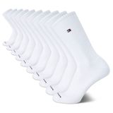 Meias Esportivas Tommy Hilfiger Cushioned Crew, Pacote Com 10 Unidades Masculinas