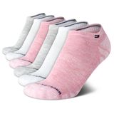 Meias Decotadas Tommy Hilfiger Performance, Pacote Com 6, Rosa Para Mulheres
