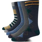 Meias Sociais Tommy Hilfiger, Leves E Confortáveis, 5 Pares Masculinos