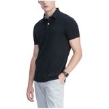 Camisa Polo Tommy Hilfiger De Manga Curta Para Homens Dark Sable