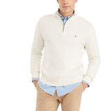 Suéter Tommy Hilfiger, Manga Comprida, Algodão, Zíper, Quarto E Zíper Masculino