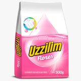 Sabão Em Pó Uzzilim Flores 500g - Embalagem Com 20 Unidades