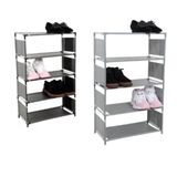 Sapateira 5 Prateleiras Estante Organizador Multiuso Tenis Brinquedos Roupas Porta Treca Lavanderia Quarto Sala