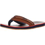 Chinelo Tommy Hilfiger Destino Para Homens Cognac Multi 218