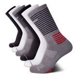 Meias Redondas Tommy Hilfiger Performance Almofadadas, Pacote Com 6 Unidades Masculinas
