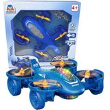 Brinquedo De Carrinho Elétrico Formado Tubarão 1804 Braskit