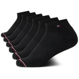 Meias Femininas Tommy Hilfiger, Pacote Com 6, Bandeira Esportiva, Tamanho 4-10