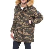Jaqueta Masculina Tommy Hilfiger Em Tecido Ártico Acolchoado Com Snorkel