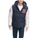 Jaqueta Masculina Tommy Hilfiger Com Capuz Azul Marinho G-small