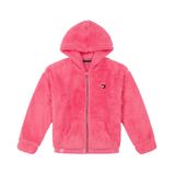 Moletom Com Capuz Tommy Hilfiger Para Meninas Rosa Minky Tamanho 7